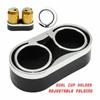 Dual-Hole Travel Beverage Drinks Stand Car Van Storage Holder Drinking Bottle Holder Can Cup Mount