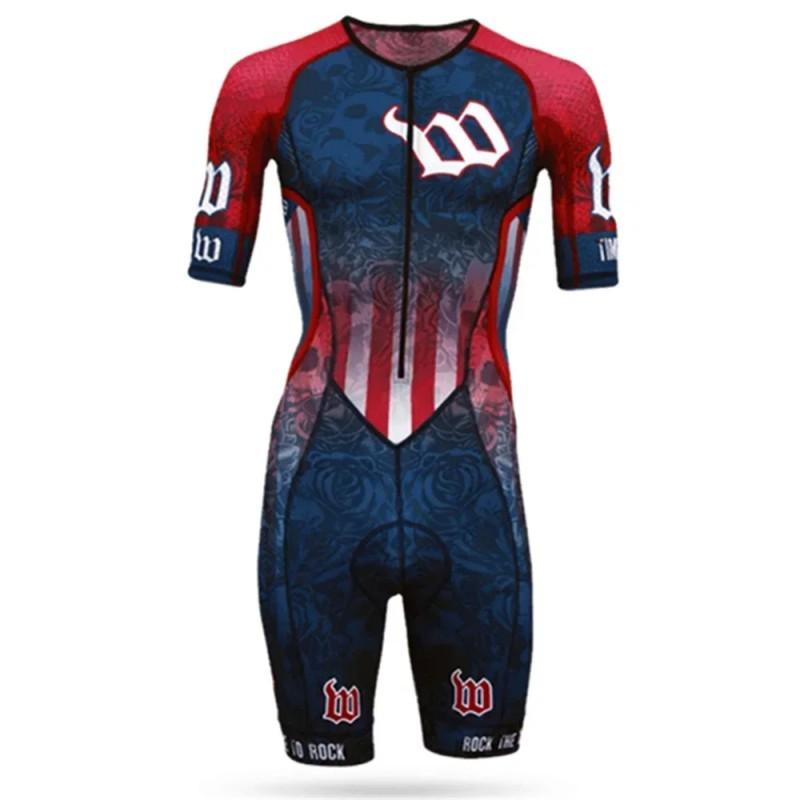 Men Women Triathlon Trisuit Cycling Jumpsuit Running Sprint Race Suit Maillot Ciclismo Outdoor Bike Kit Performance