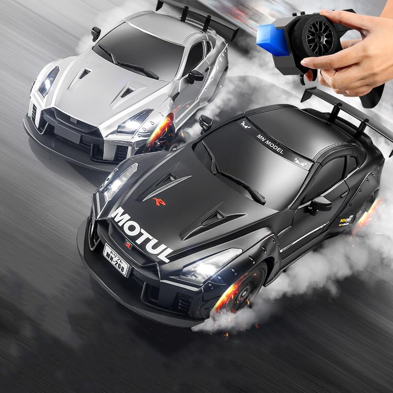 MN MODEL MN-268 1:Радиоуправляемая модель автомобиля GTR для дрифта, масштаб 1:16, с подсветкой салона, сменными шинами, пропорциональным управлением 2,4 ГГц, гироскопом, технически