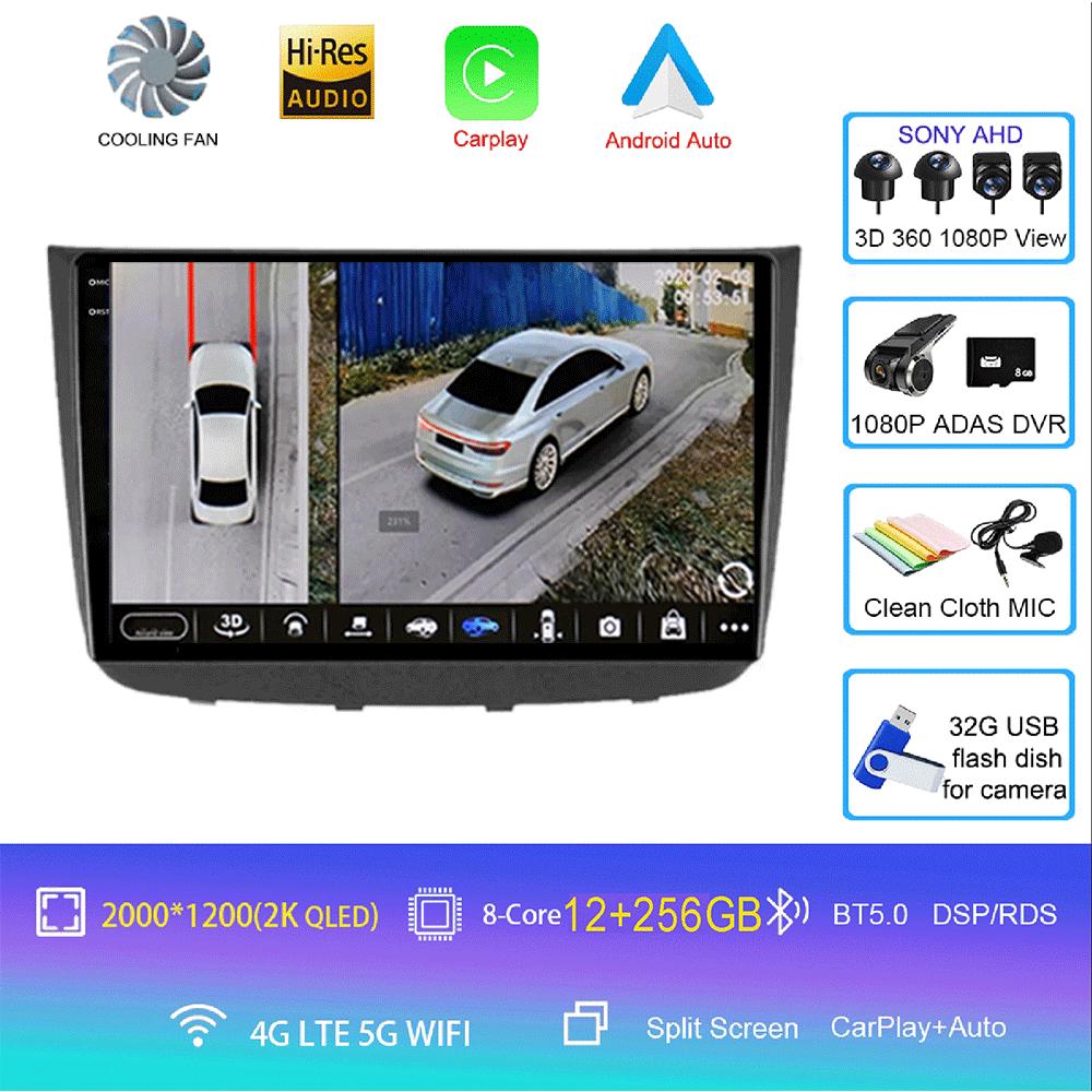 Android 14 Auto Carplay Car Radio Multimedia Player For Mercedes-Benz Vito 2 W639 Viano 2 2003 - 2015 Navigation GPS 4G+WIFI BT