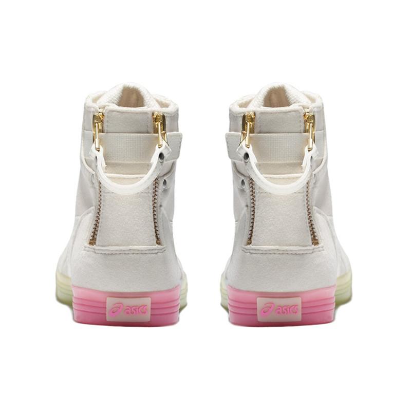 Asics Кеды женские Double Clutch молочно-белые ретро повседневные на высокой платформе 'Бело-розовые' 1202A079-101