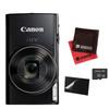 Canon Compact Digital Camera IXY650m microSDHC 32GB Film Cloth (4-piece Set) (Black)