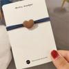 Gift Hair Accessories Women Hair Tie Rope Hair Ring High Elastic Heart-shaped