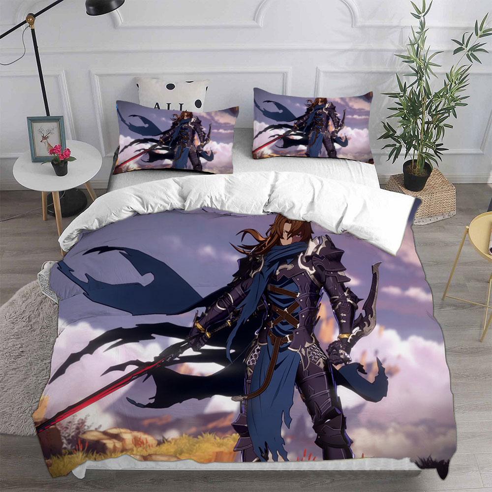 Постельное белье Granblue Fantasy Комплекты Одеяло Покрывало Пододеяльник Наволочка 2-3 Предмета Комплекты Детский Взрослый Размер