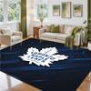 Toronto Maple Leafs Design Crystal Velvet Rug Soft Decorative Mat for Bedroom Entrance