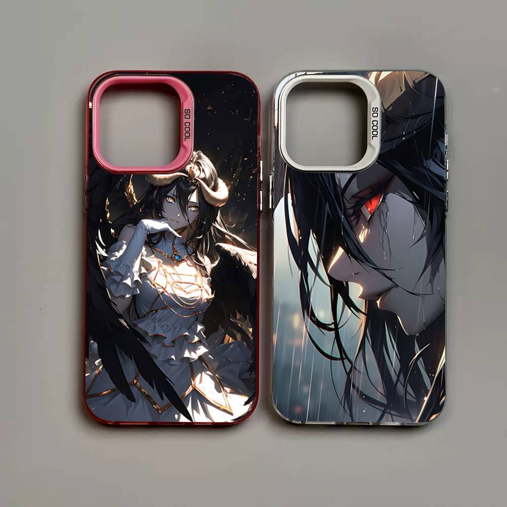 Мультяшный Аниме A-AlbedoS Чехол для Телефона Для IPhone 16 15 14 13 12 11 17 Pro MAX Plus Pro Матовый Ударопрочный Чехол