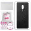 apgo Protective Skin Sticker for the Back Compatible with Sharp Aquos Zero 2, Wrap Film, Foil, Vinyl - Pattern Black Honeycomb