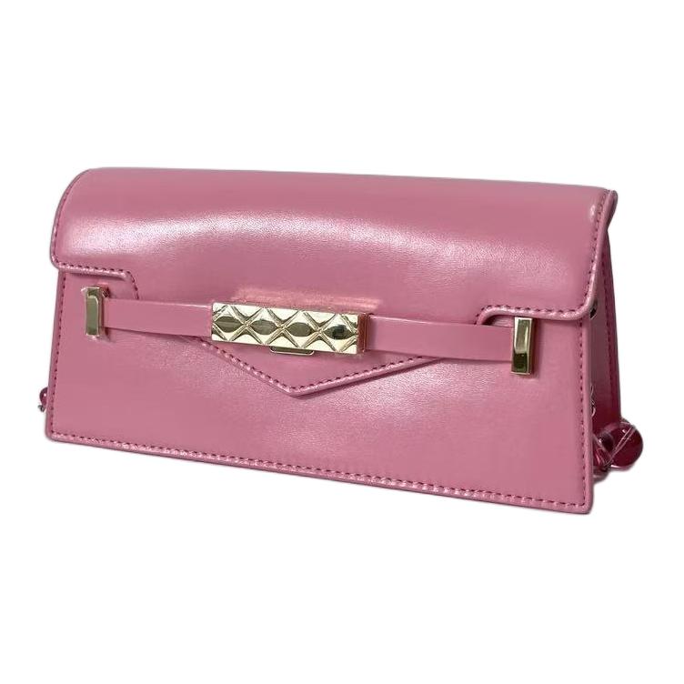 Charles & Keith Metal Buckle Strap Versatile PU Small CK Shoulder Crossbody Bag Women bags CK2-20781802