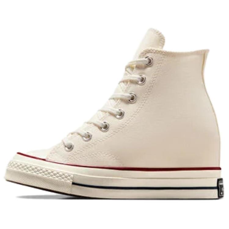 Кеды Converse Chuck 70 Wmns на танкетке с высокой платформой 'Egret' Женские A12562C