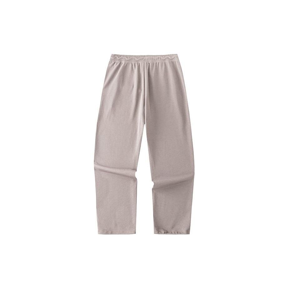 Anta Свободные дышащие прямые трикотажные спортивные брюки мужские низы Majestic-Gray 152428328-2