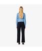 LACOSTE Женские прямые фланелевые укороченные брюки Hf671E-55N 166