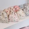 Cute Cartoon Drawstring Bags Cosmetic Bag Makeup Bag for Women Large Capacity Coin Purse Coin Pouch Portable Toiletry Bag