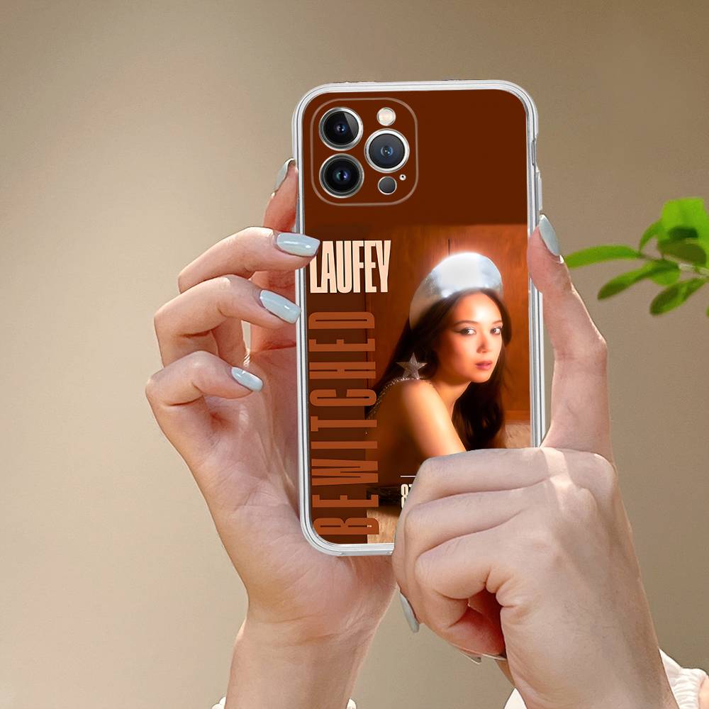 Singer L-LaufeyS For IPhone 17 16 15 14 13 12 11 Pro Max Plus Transparent Soft TPU Phone Cover