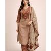 Дизайнерский пакистанский этнический комплект Kurti с брюками Индийские женские нарядные комплекты Kurta