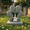 Солнцезащитный Камень-памятник для питомца, 3D-печатная надгробная плита с держателем для фоторамки, Устойчивый к погодным условиям Мемориальный Наружный Устойчивый к погоде Маркер Маркер, для