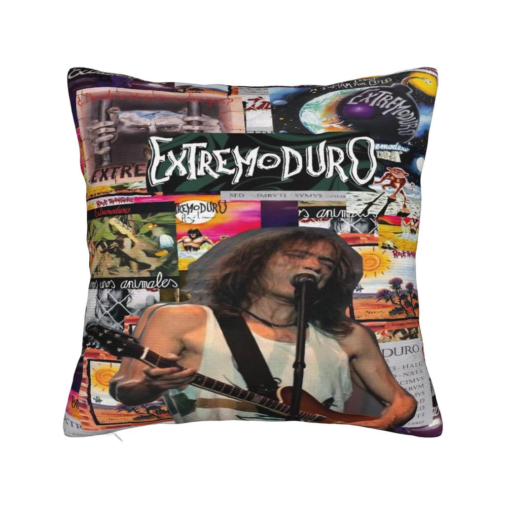 Warm Living Room EXTREMODURO rock band Tour 2025 Decoration Pillowcase Merch Pillow Covers Zipper Multiple Sizes
