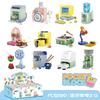 Mini Appliances Home Electrical Appliances Furniture Tv Assembly Ornament Toys Children Gift Model Building Block Bricks Sets