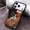 Японский чехол для телефона в стиле Укиё-э для iPhone 17 16 15 Pro Max Air 14 13 12 11 Plus Ударопрочный чехол