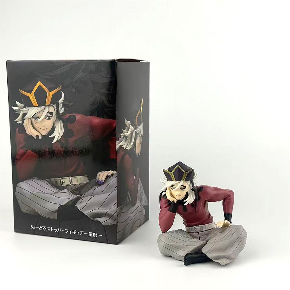 Аниме Фигурка Фигурки Клинок Рассекающий Демонов Доума Бесконечный Замок ПВХ Кукла Фигурка Воин Фигурка Действия Модель Игрушки Аниме Модель Фигурка