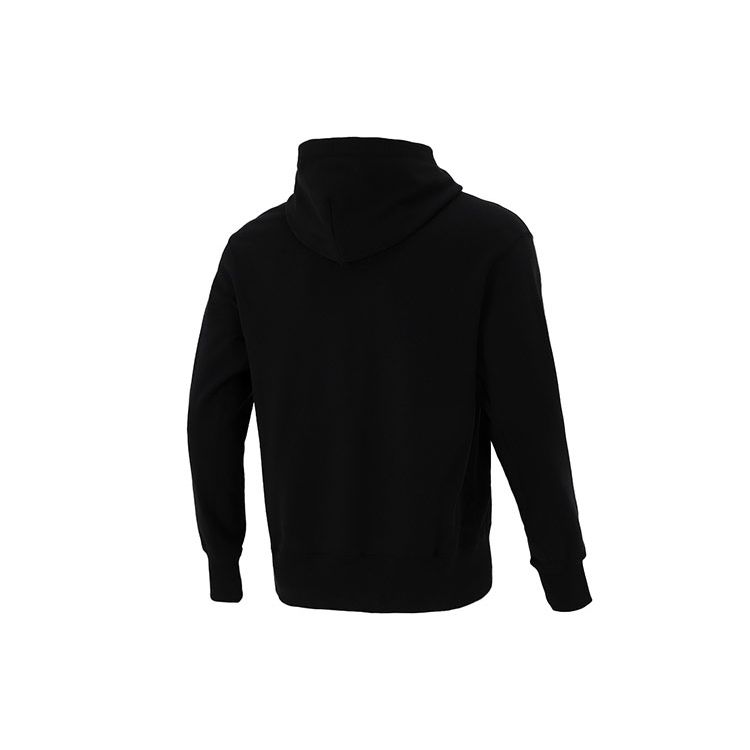 Nike Спортивная одежда с вышитым логотипом, однотонная мужская толстовка с капюшоном, черные DA0024-010