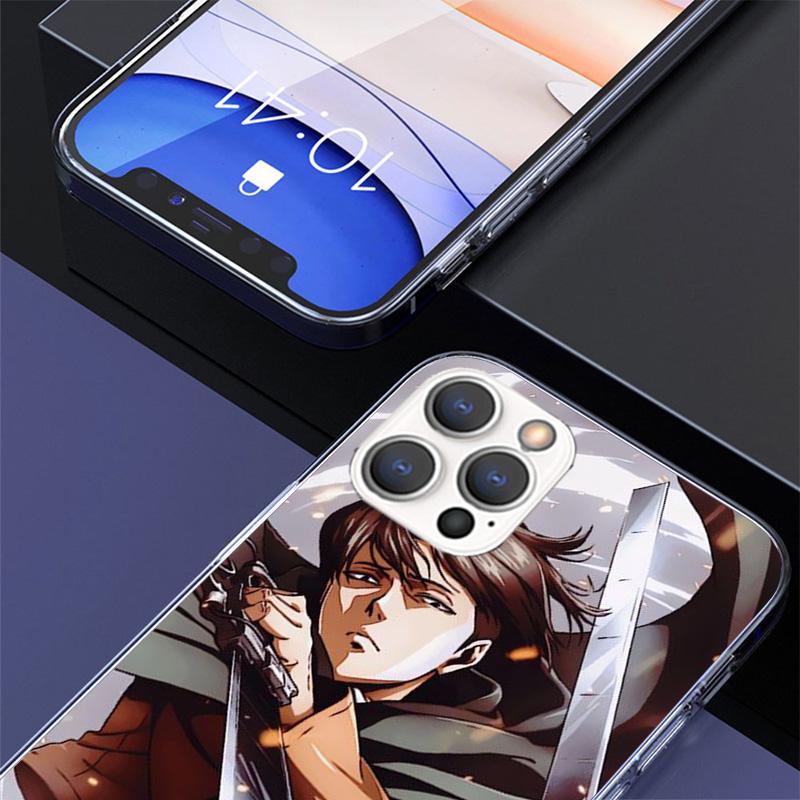 Чехол для телефона Levi Attack для iPhone 17 Air 16 Pro Max 16E 15 + 14 Plus 11 12 13 Mini 7 8 SE Подарок Печатная Обложка Fundas 17 Air 16 Pro
