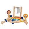 Edutē I'm Toy Melody-Go-Round Wooden Toy Musical Instrument with Xylophone and Drum, Birthday Gift for 1st and 2nd Year Olds, Boys and Girls
