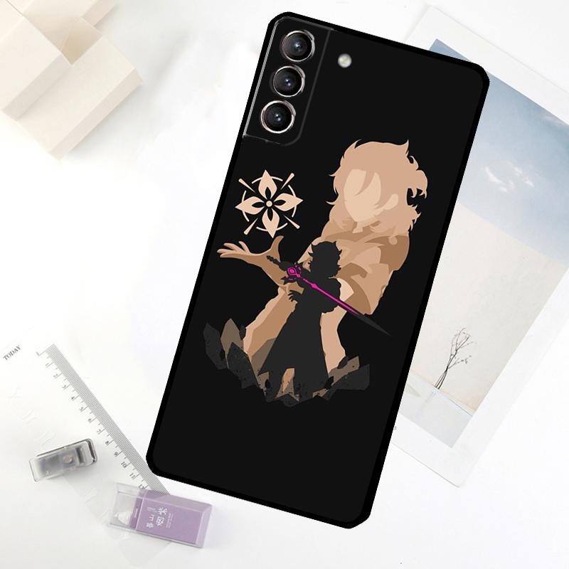Чехол для телефона Genshin Impact для Samsung Galaxy S20 FE S21 S22 S23 S24 S25 S26 Ultra S10 S25 Plus S25 FE