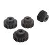 4Pcs RC Motor Pinion Gear 48P 23T 25T 27T 29T Rustproof Metal 48P Pinion Gear Set for 1/10 RC