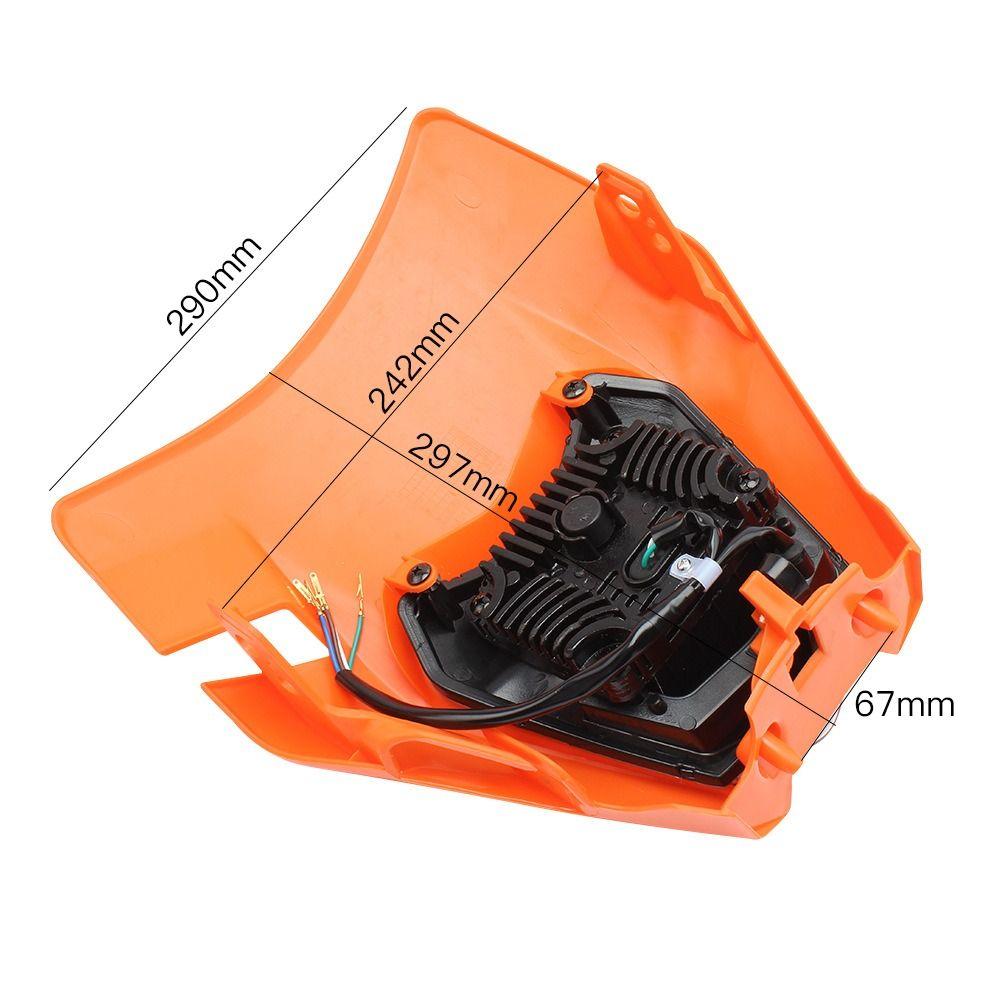 For KTM Motorcycle Headlight Plate 12V/5A Motocross Enduro Mask Motocross Headlamp Outdoor