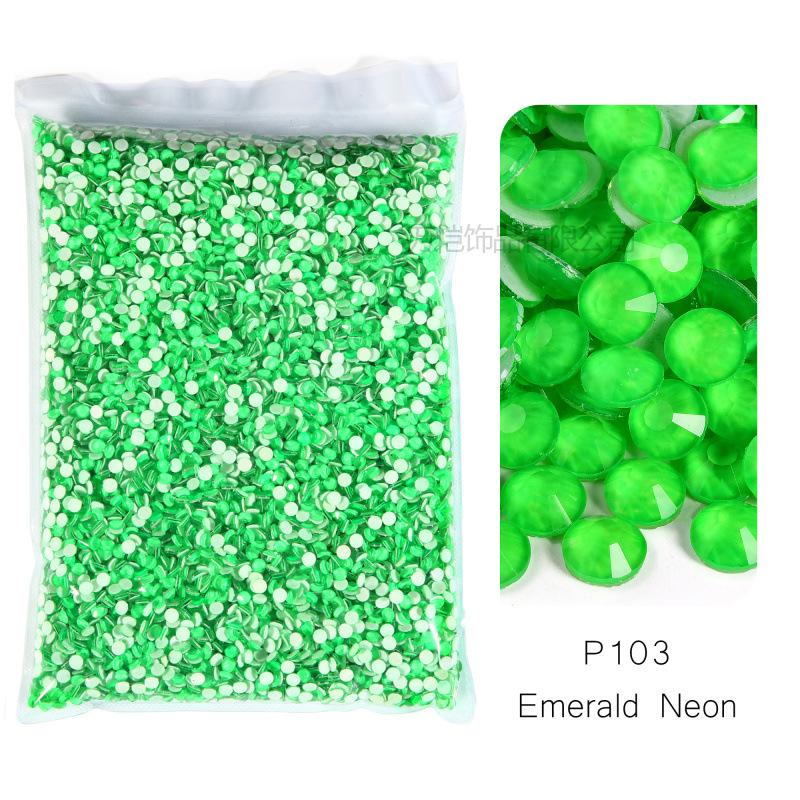 Крупная упаковка Единообразная имитация стекла Австрийский горячий бриллиант, Дно с термоклеем Сделай сам Одежда Обувь и Головные уборы Ювелирные изделия Стразы