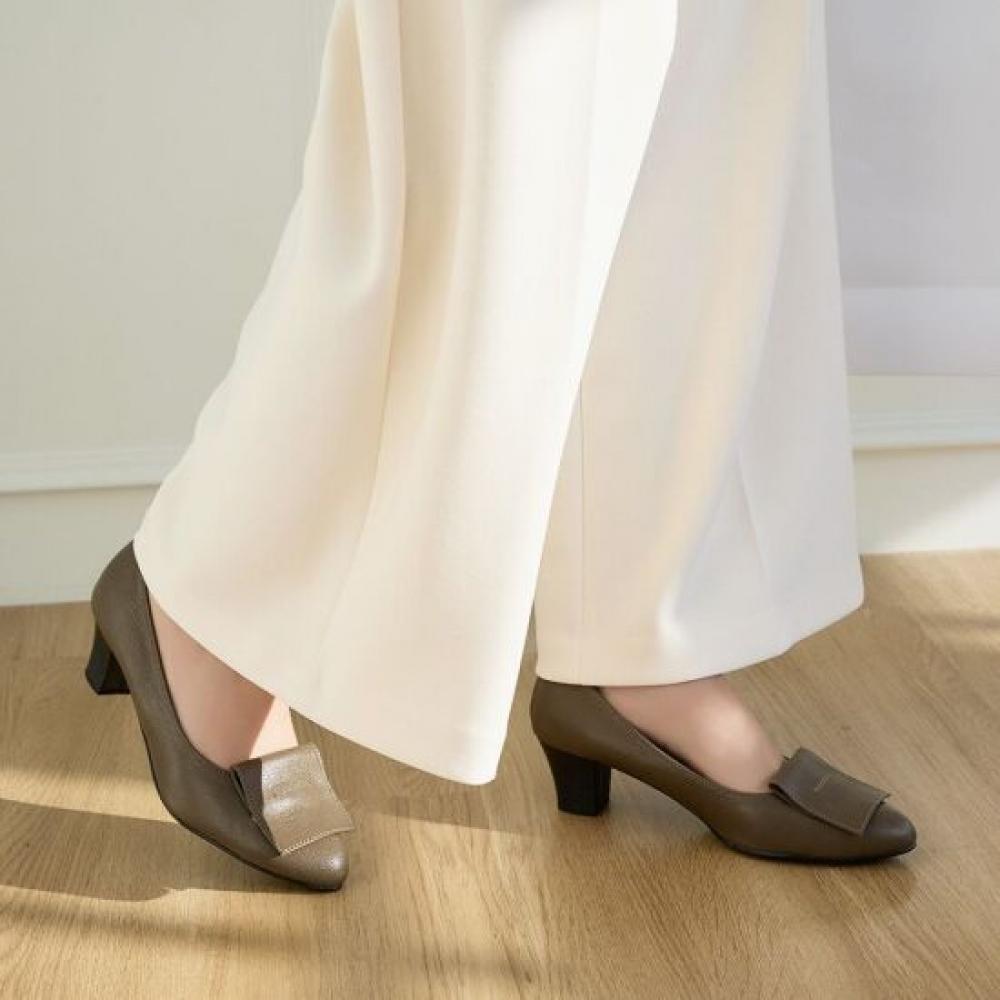 JiSyu Women S Chunky Heel pumpS 5cm