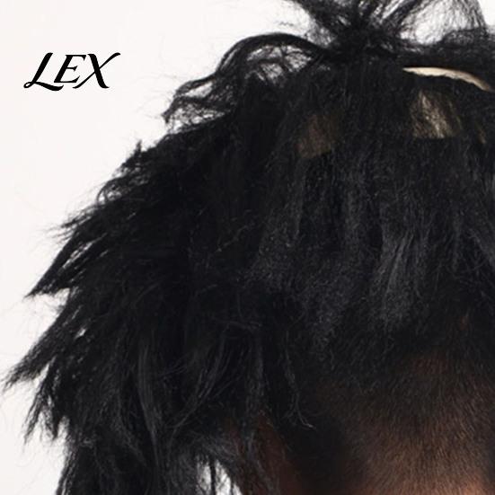 Creepy Costume Props for Escape Rooms Halloween Horror Latex Mask, Scary Clown Face Headpiece with Black Hair Full Realistic Mask Script Killing Wig,