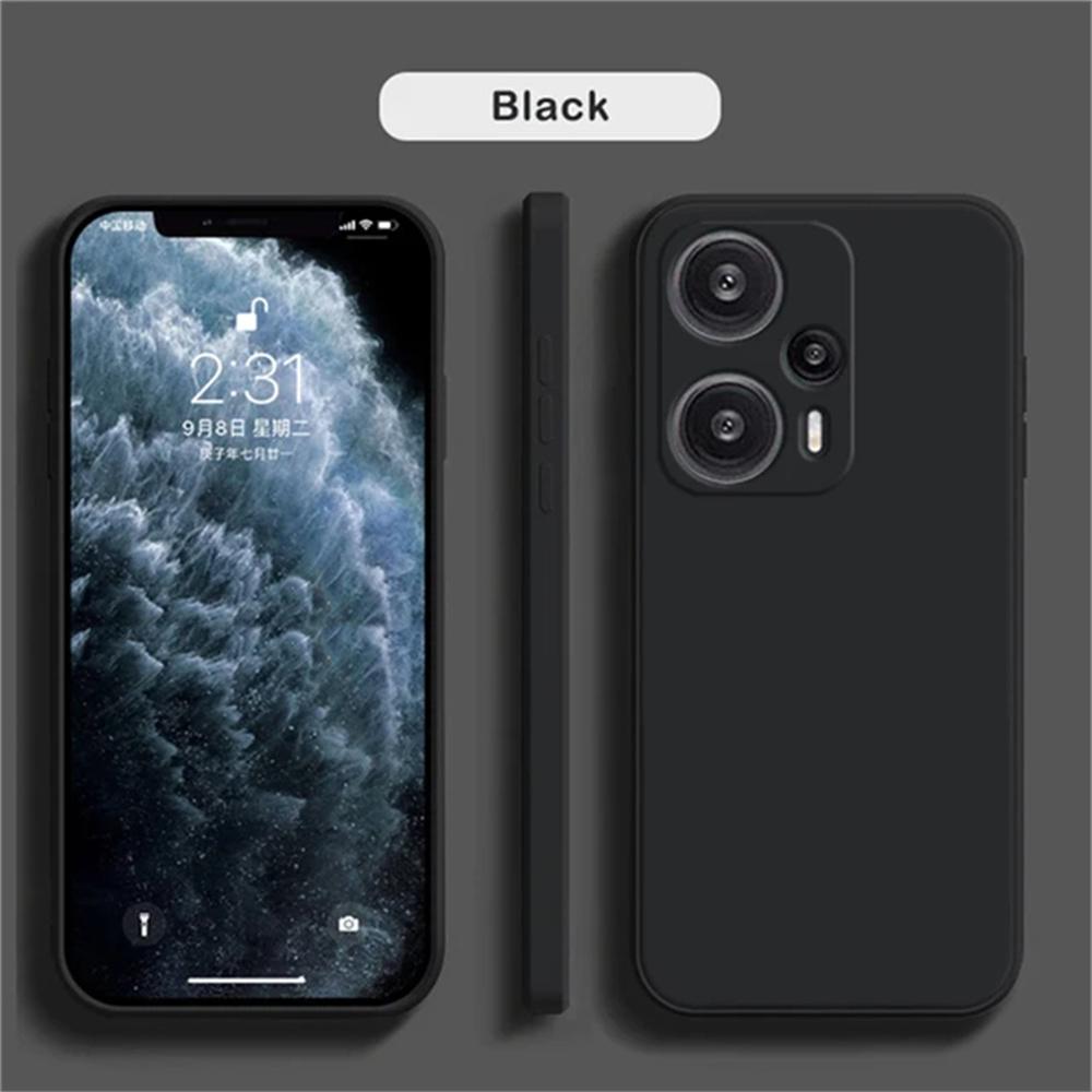 Чехол для телефона Xiaomi Poco F5 Ударопрочный задний чехол тонкий мягкий ТПУ чехол для Xiaomi Poco F5 Чехол Однотонный Силиконовый