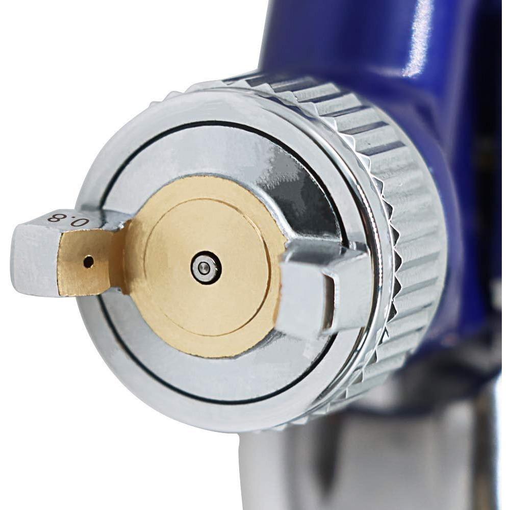 Мини-пистолет-распылитель HVLP с соплом 0,8 мм и пистолетом-распылителем 125 мл для покраски деталей автомобиля, обеспечивает точечный ремонт (0.8)