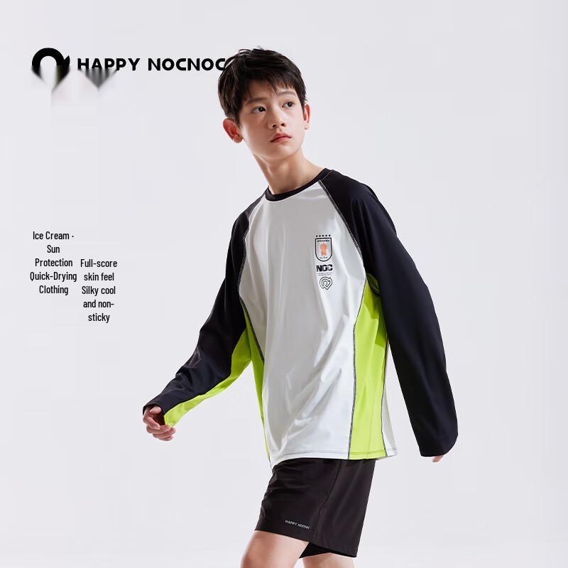 Happy Nocnoc Ice Cream Cooling Sun Protection Kids Long Sleeve T-Shirt