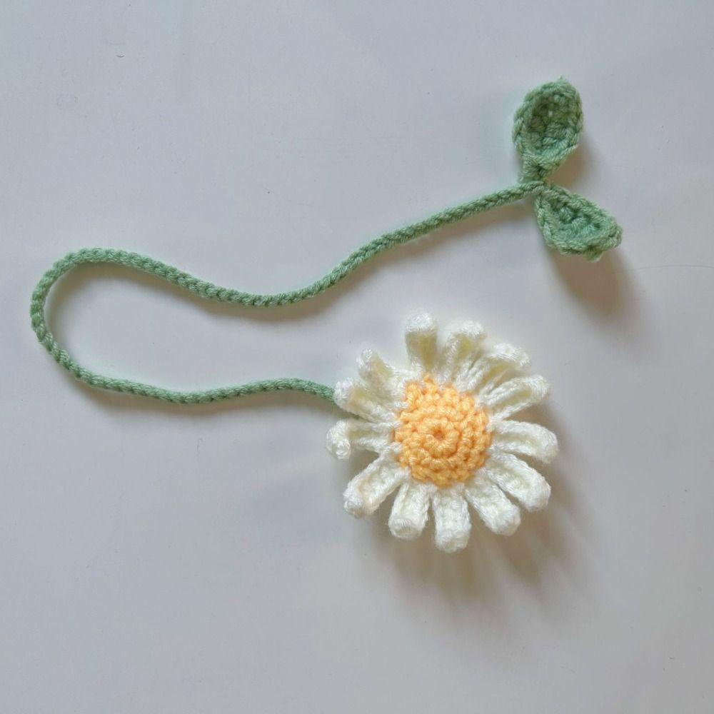 Strawberry Knitted Strawberry Pendant Wool Strawberry Keychain Charms Pagination Mark  Women