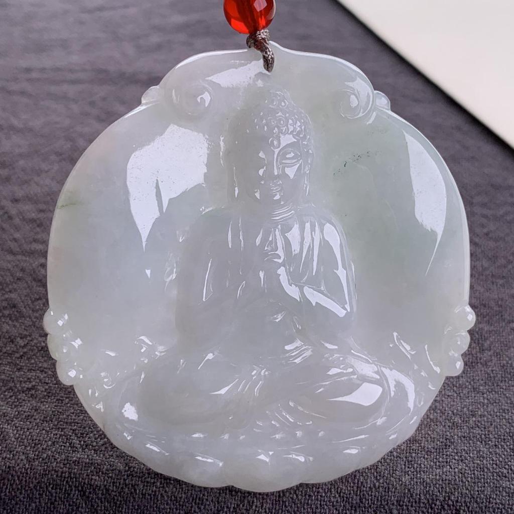 Burma A-Grade Natural Jade Leaf Pi Xiu Pendant