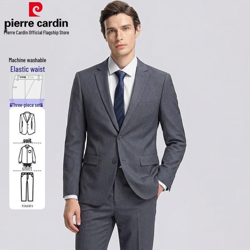 Pierre Cardin Мужской классический костюм приталенного кроя
