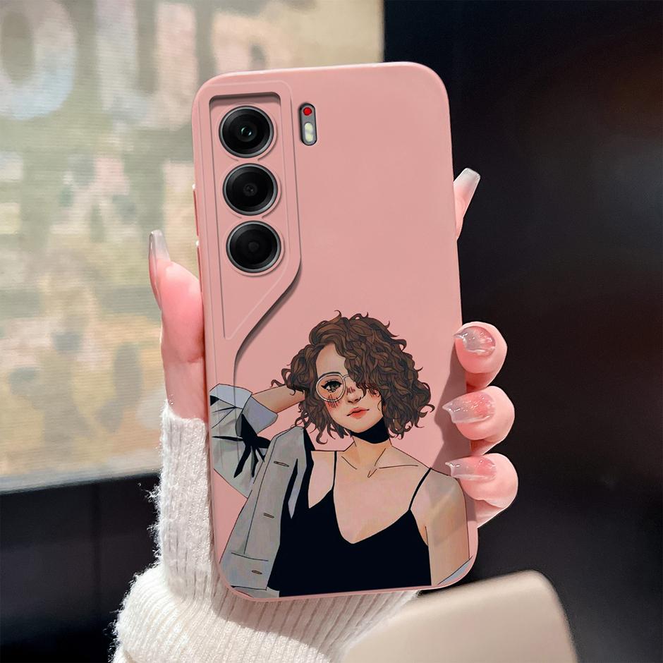 For Tecno Camon 40 Pro 4G 5G Case Cute Sweet Girls Cat Soft Silicone Protective Back Cover For TecnoCamon40 40Pro Fundas Bumper