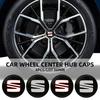 Наклейки на центральные колпачки колес автомобиля Наклейки на колпаки ступиц Для Seat Leon 5f Ibiza 6l 6j Leon 1p Cushion Altea Xl Leon Mk Автоаксессуары