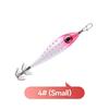 LED Lighted LED Squid Bait Thicken Double-Layer Squid Lures Glow Fishing Lures  Boat Fishing