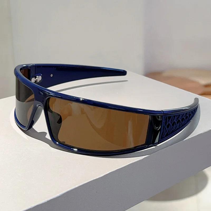 Luxury Brand Designer Vintage Future Sunglasses Women For Men Sun Glasses Punk Party Outdoor Riding Driving Sport Goggle Uv