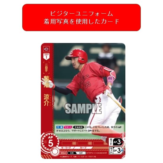 Professional Baseball Card Game DREAM ORDER Team Booster Hiroshima Toyo Carp Carp 12 Pack Box "Red Warrior"