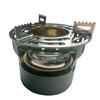 Aluminum Alloy Outdoor Alcohol Stove with Teapot and Insulated Heating Base for Picnic and Household Use