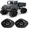 4 шт. RC автомобильные шины колеса резиновые гусеничные шины для WPL 116 RC военный грузовик