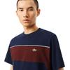Lacoste Mens Colour Block Cotton T-Shirt