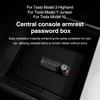 Fit For Tesla Model 3 Highland Model Y Juniper Model Y L 2025 Armrest Password Storage Box Accessories Center Console Lock Box