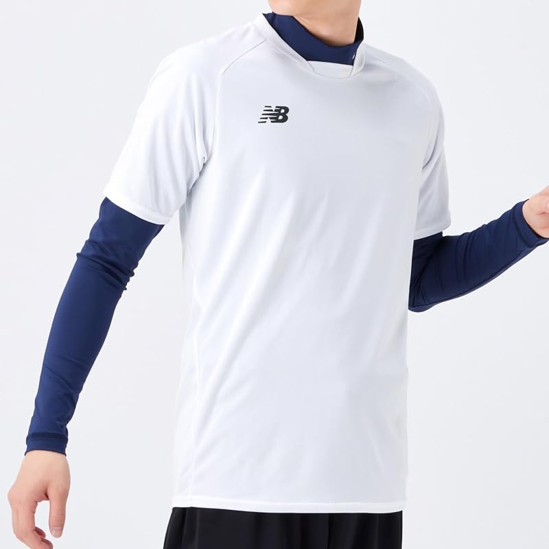 [New Balance] Мужская футболка с коротким рукавом Dry Футболка для спортивной игры в футбол (JMTF0486)(JMTF0488) белый (WT) L