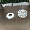 Flip‑Top Sewing Tape Measure Storage Box, Space‑Saving Card Slot Design Desk Drawer Organizer for Home and Office
