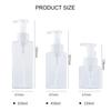 Useful New Shampoo Clear Plastic Shower Gel Liquid Foaming Bottle Pump Container Soap Dispenser